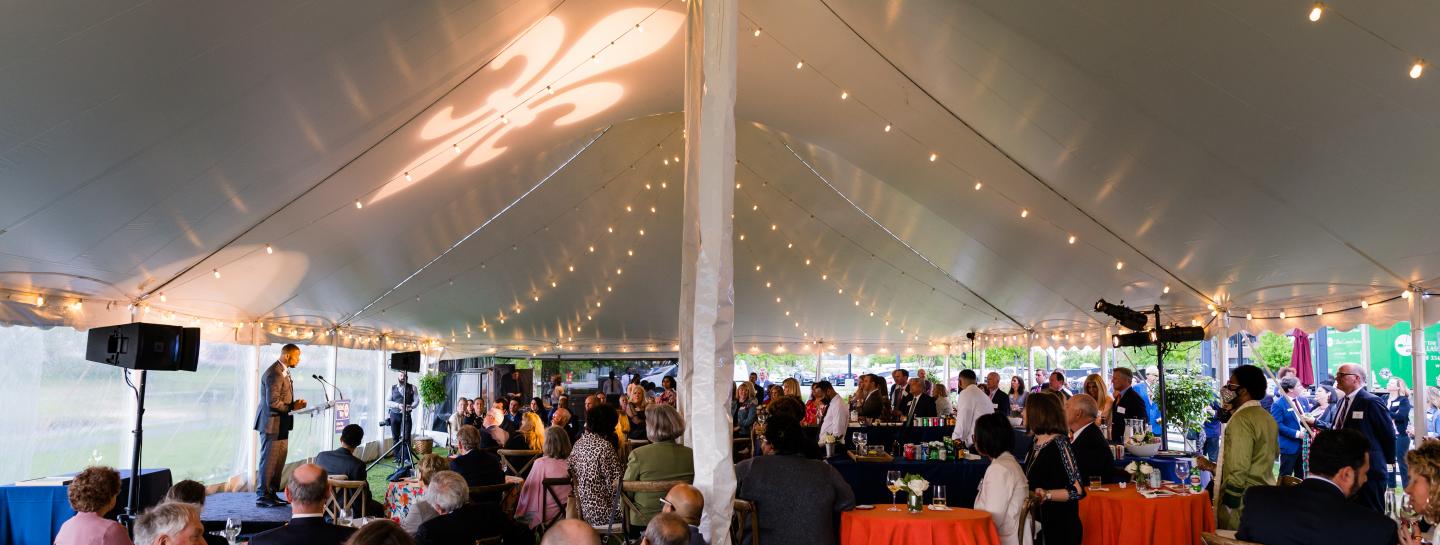 Tent at Toast to Tocqueville